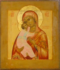 икона Владимирская икона Пресвятой Богородицы